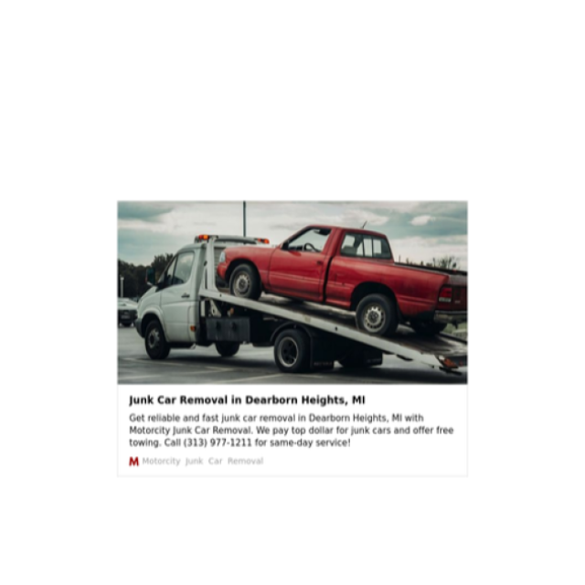 Motorcity Junk Car Removal